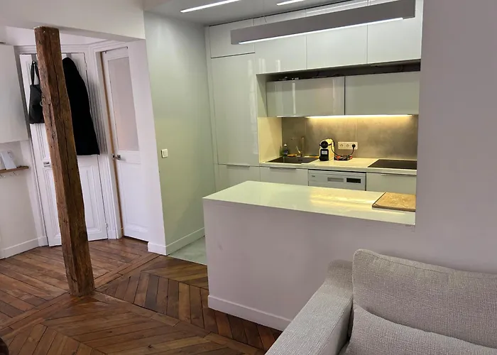Typical Parisian Flat Central Paris By Montmartre
